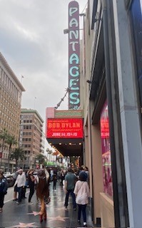 picture of Pantages where I saw Bob Dylan in concert